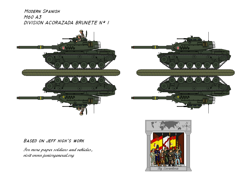 Spanish M60 A3 Tank