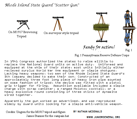 Rhode Island State Guard Scatter Gun