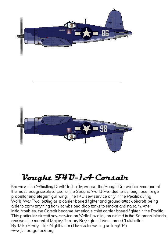 Vought F4U-1 A Corsair