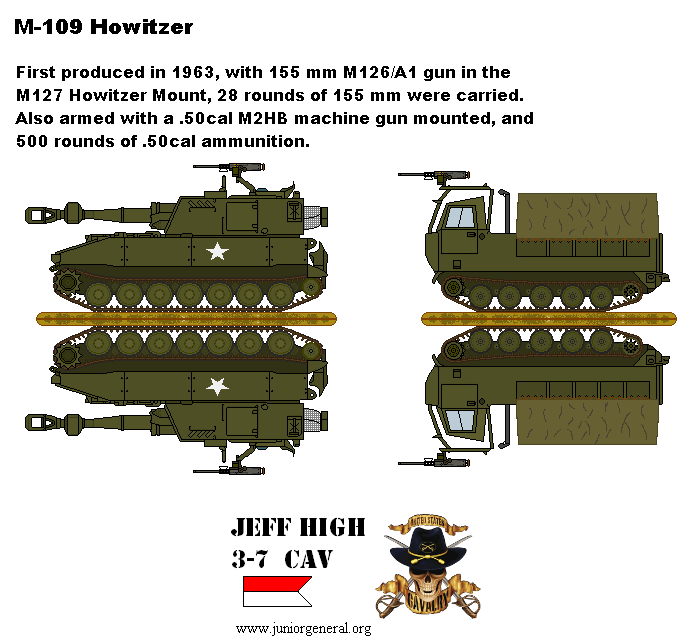 US M-109 Howitzer