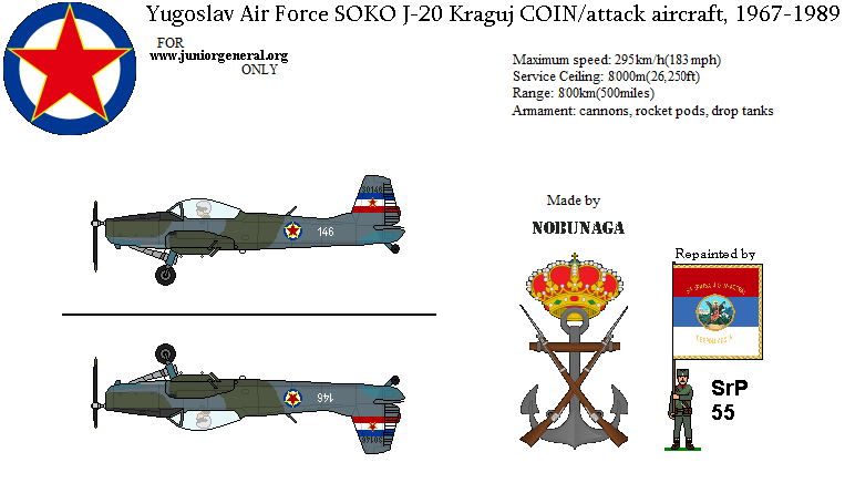 Yugoslavian SOKO J-20 Kraguj Aircraft