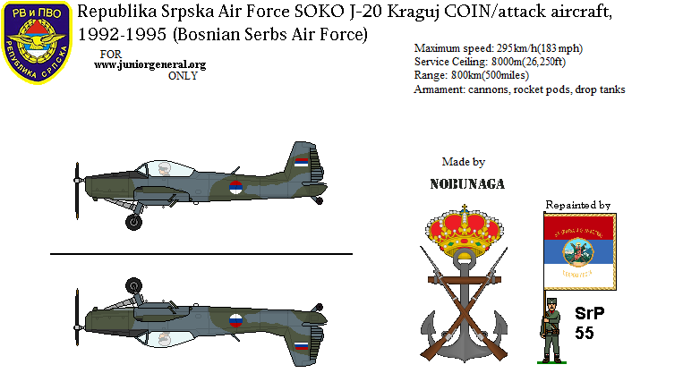 Bosnian Serbs SOKO J-20 Kraguj