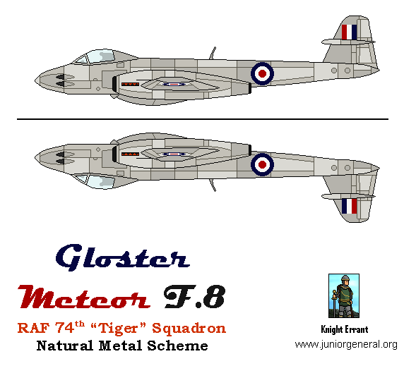British Gloster Meteor F.8