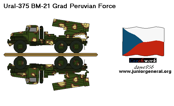 Peruvian Ural-375 BM-21 Grad