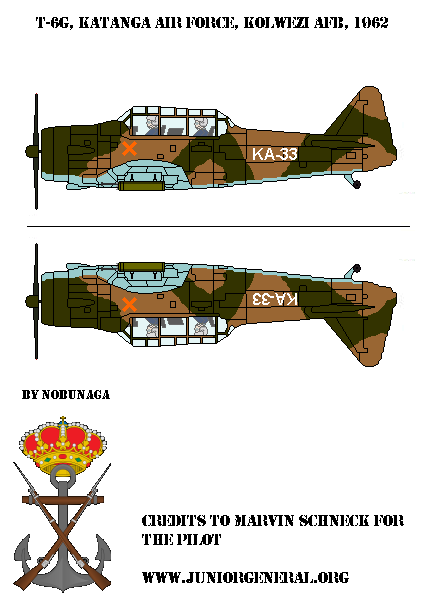 Katanga NA T-6G Aircraft