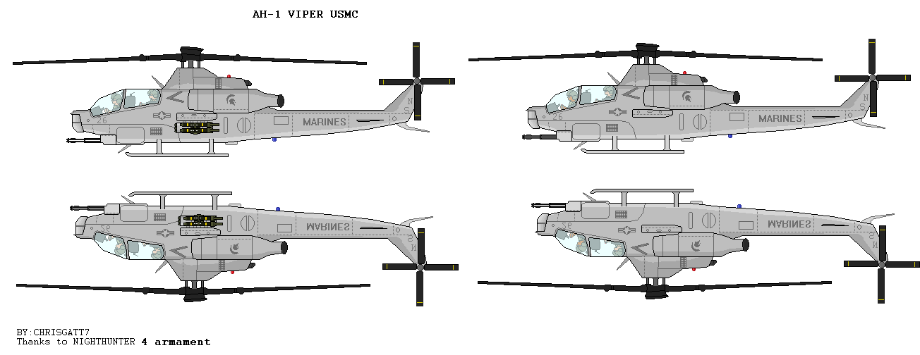 AH-1 Viper Helicopters