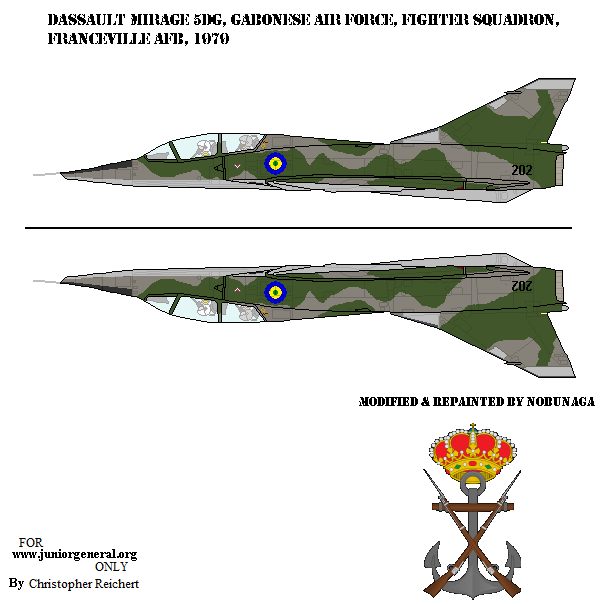 Gabonese Dassault Mirage 5DG