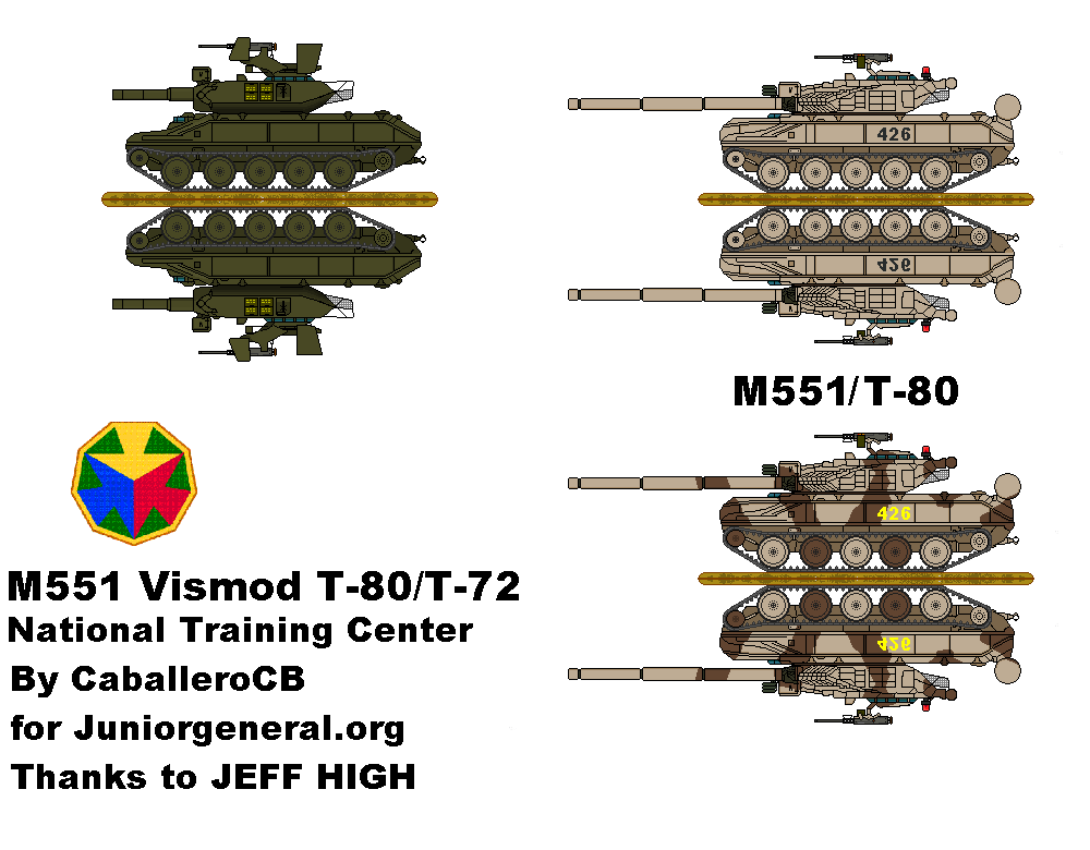 M551 VISMOD T-80/T-72