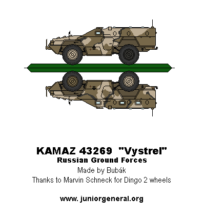 Russian KAMAZ 43269