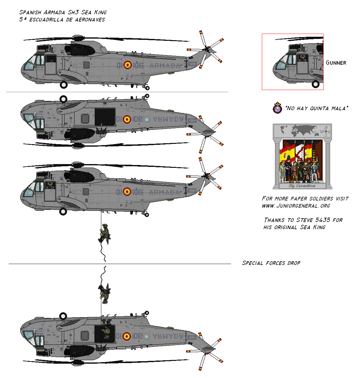 Spanish Sea King Helicopter