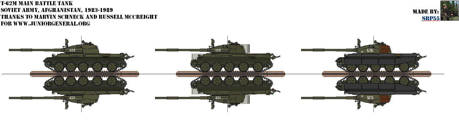 Soviet T-62M Tank