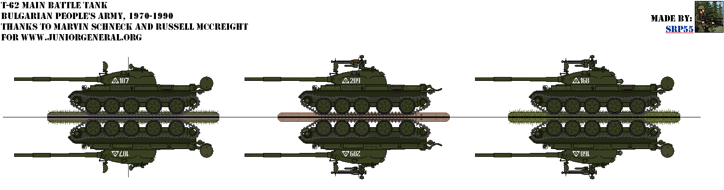 Bulgarian T-62 Tank