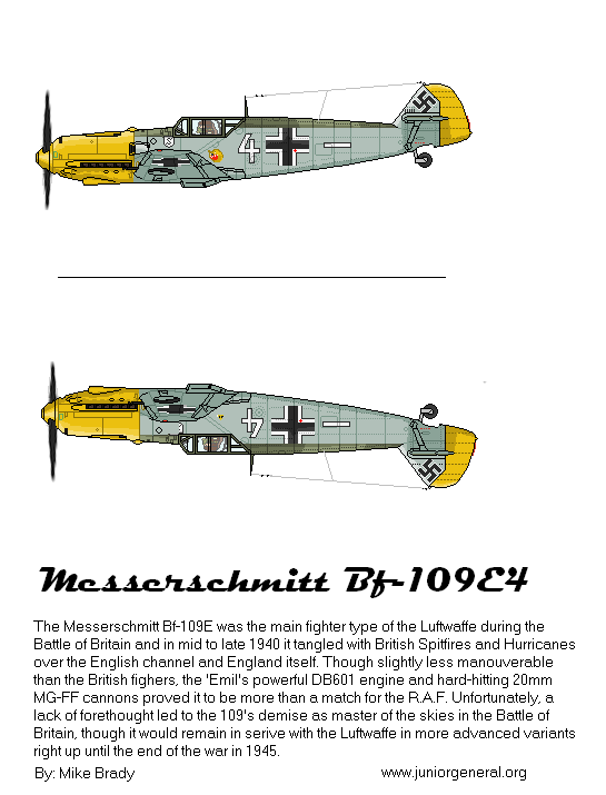 Messerschmitt Bf-109 E4