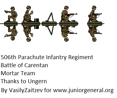 Paratroopers Mortar Team