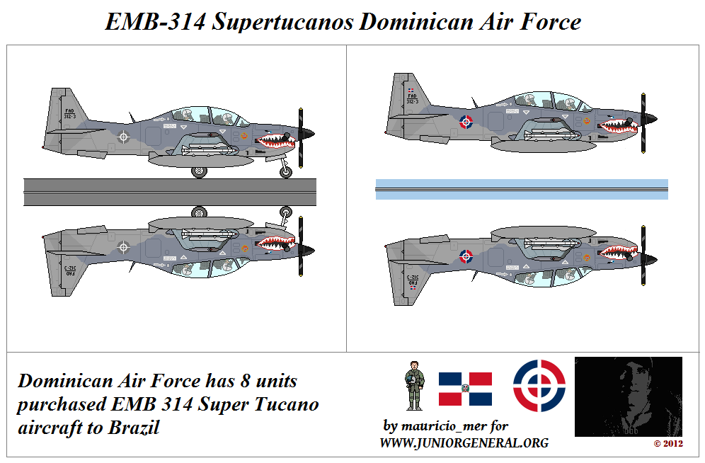 Dominican EMB-314 Supertucanos