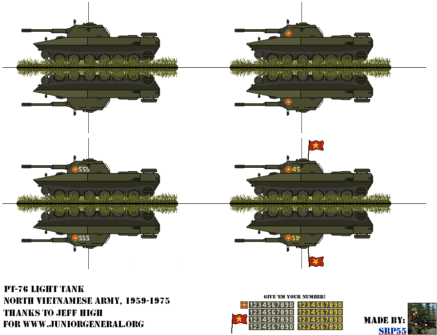 North Vietnamese PT-76 Light Tank