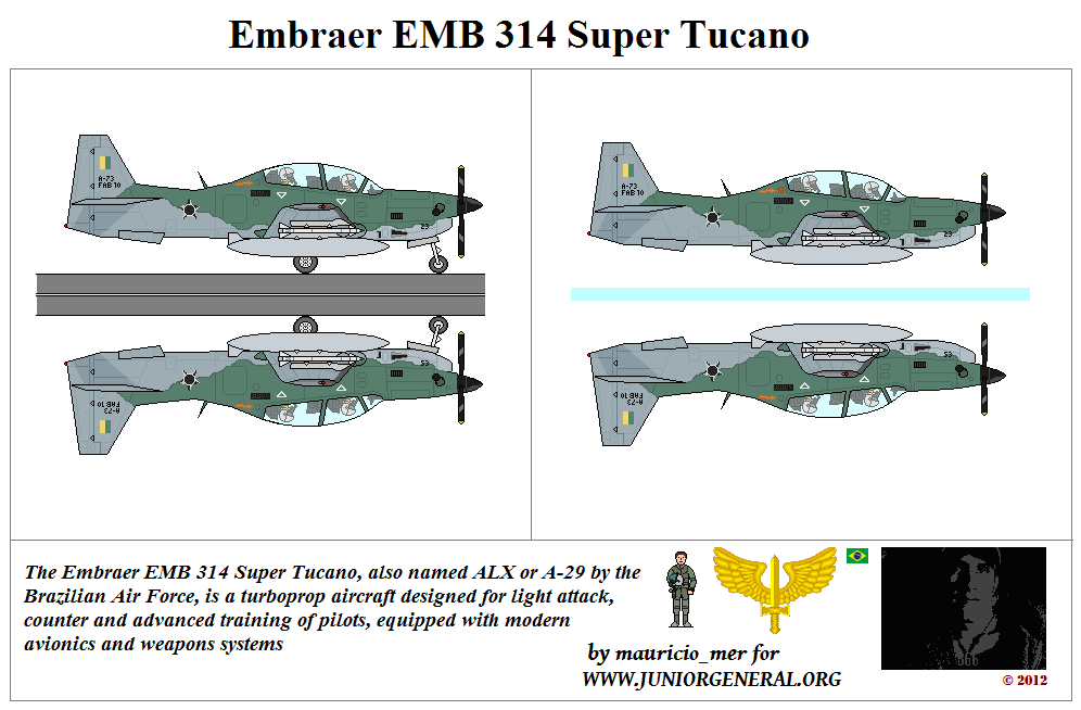 Brazilian EMB 314 Super Tucano