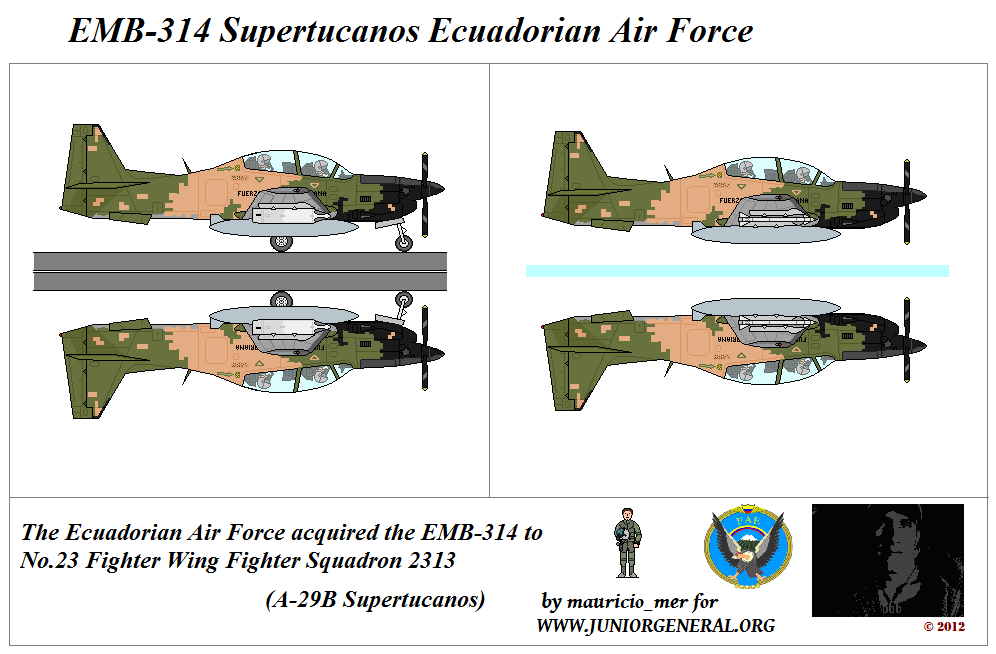 Ecuadorian EMB-314 Supertucanos