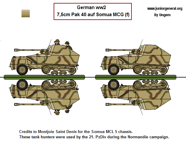75mm Pak 40 Somua MCG