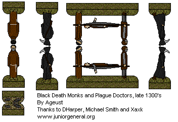 Black Death Monks and Doctors