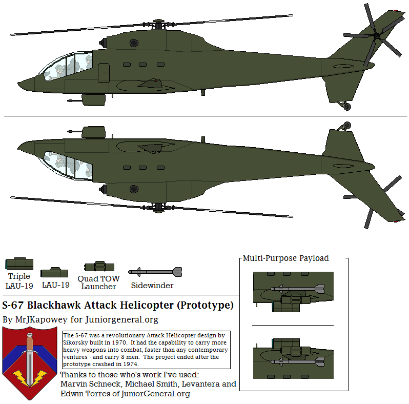 S-67 Blackhawk Attack Helicopter