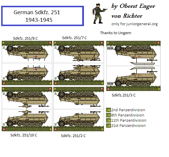 German Sdkfz 251 Half-Track