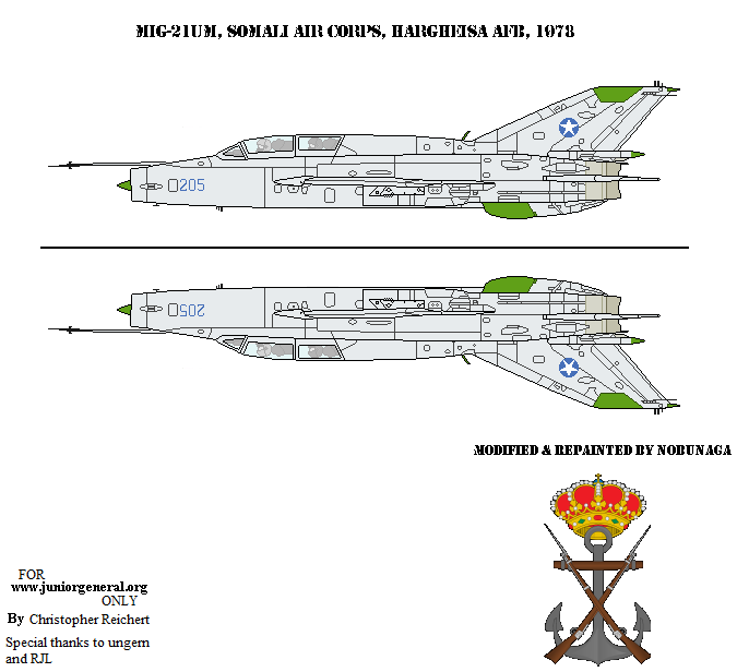 Somali MiG-21UM