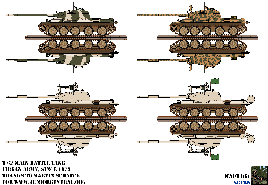 Libyan T-62 Tank