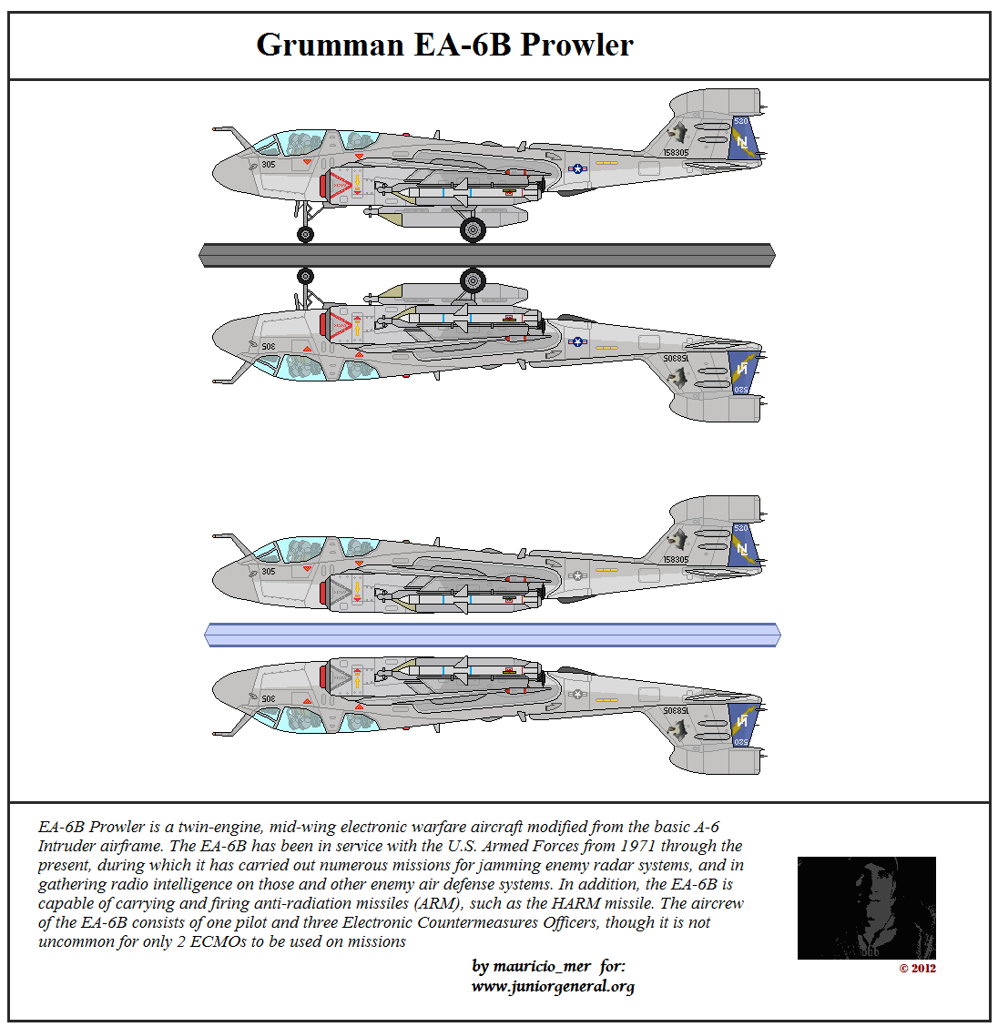 US Grumman EA-6B Prowler