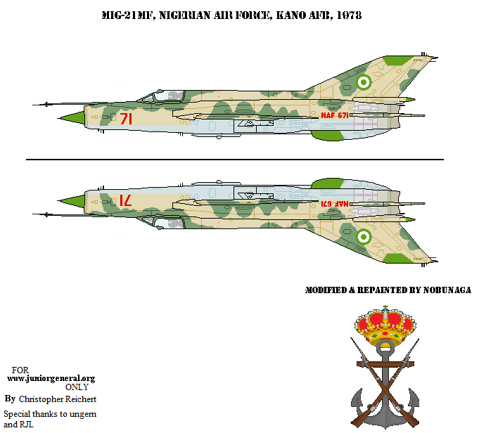 Nigerian MiG-21MF