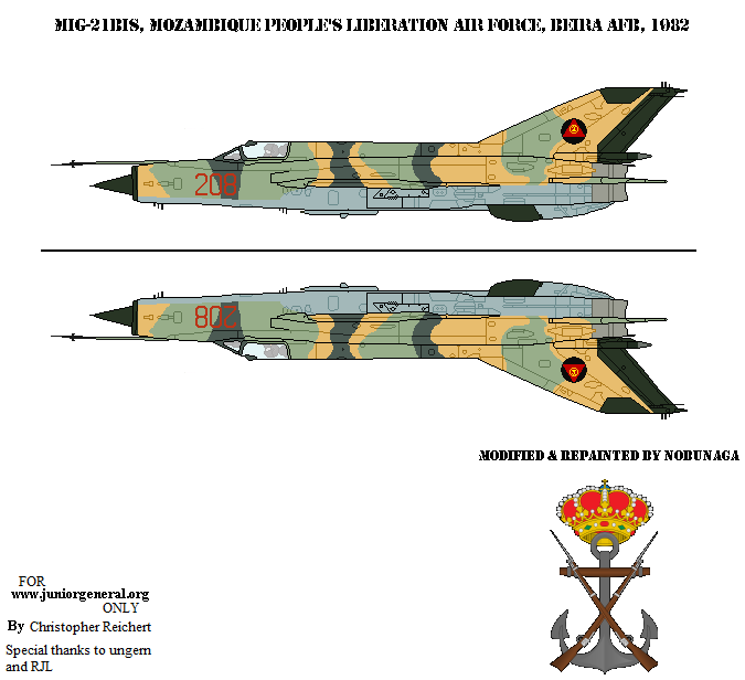 Mozambique MiG-21Bis