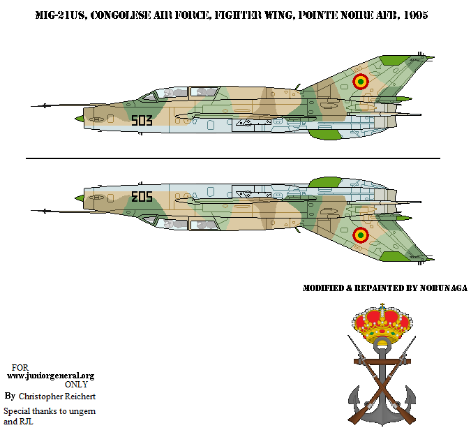 Congolese MiG-21US