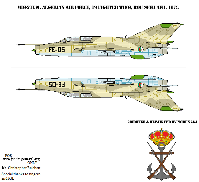 Algerian MiG-21UM