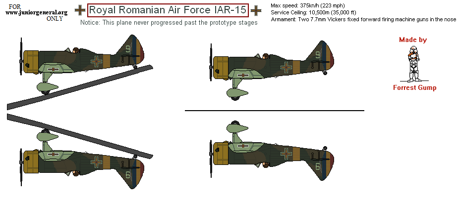 Royal Romanian Air Force IAR-15