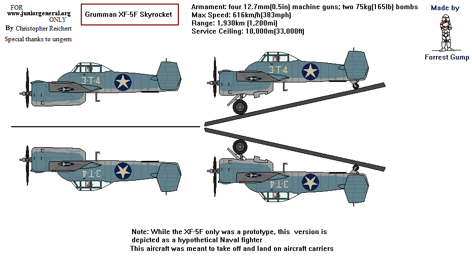 Grumman xf-5f Skyrocket