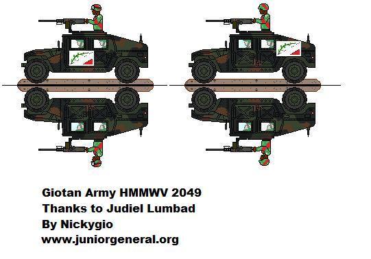 Giotan army HMMMWV