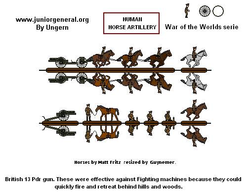 (War of the worlds)Human Horse Artillery