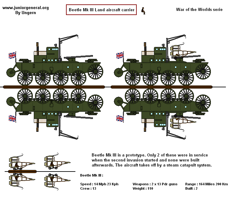(War of the worlds)Beetle Mk III land carrier