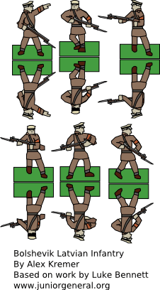 Bolshevik Latvian Infantry