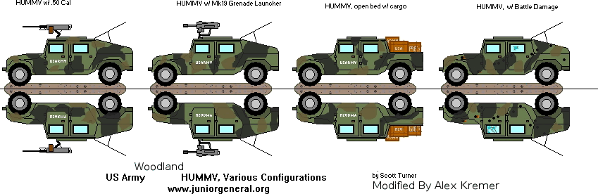HMMWV Woodland Camo 1