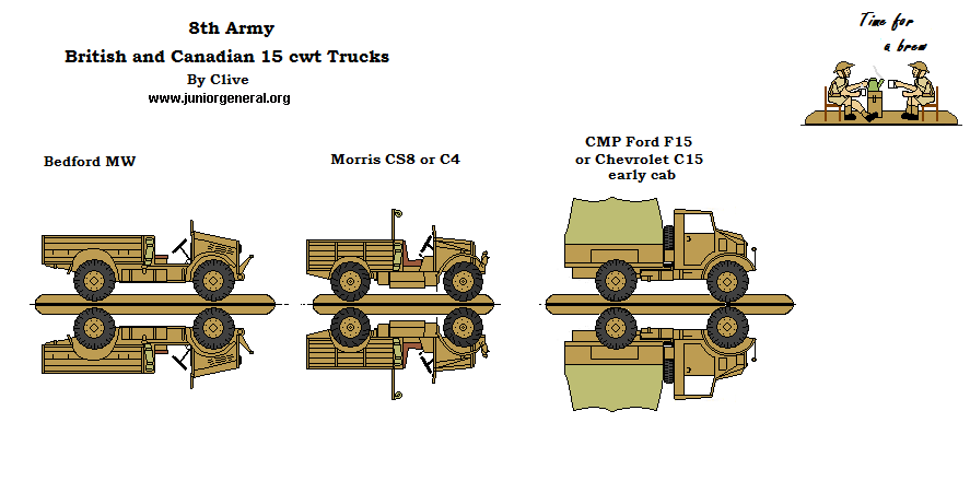 15 cwt Trucks (Desert)