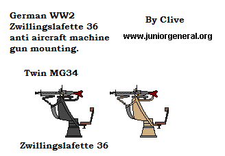 Zwilingslafette Anti-Aircraft MG
