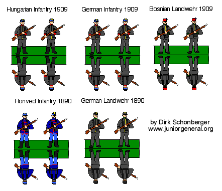 Austro-Hungarian Infantry 1890-1909