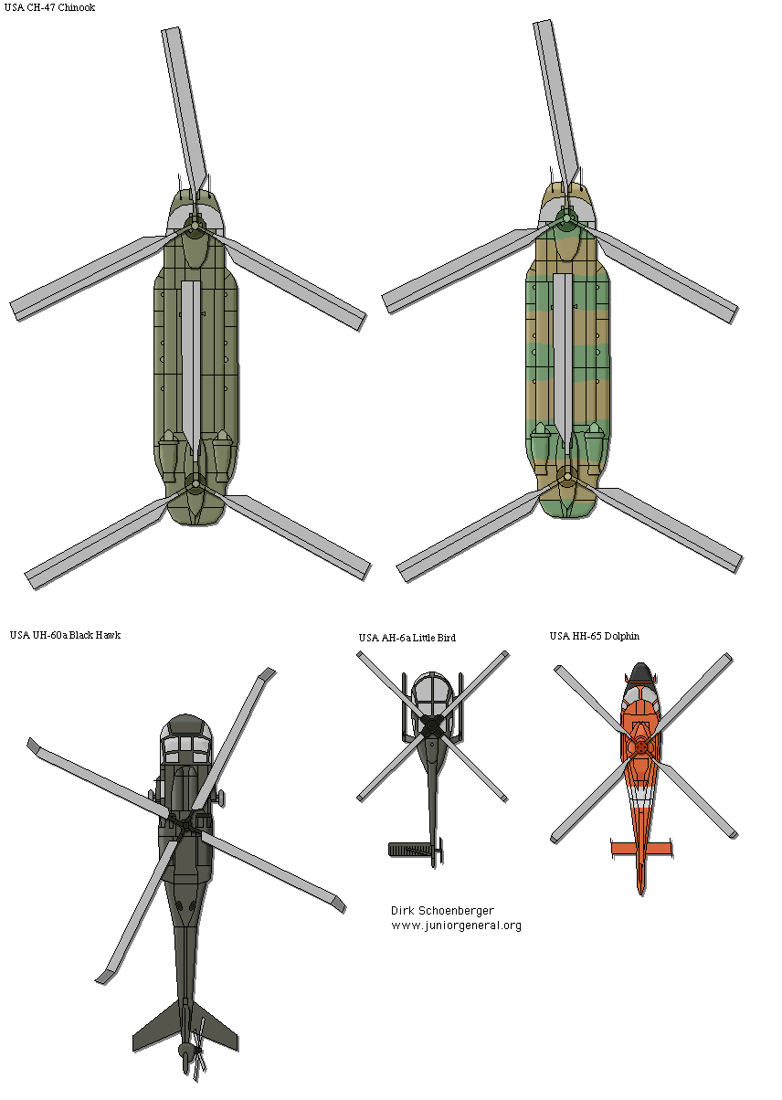 Helicopters (Top-Downs)