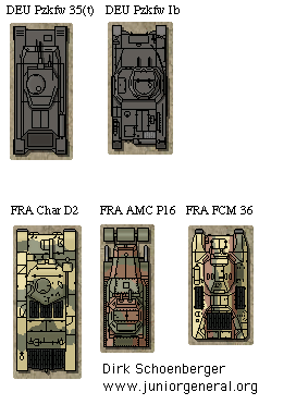 French and German Armor