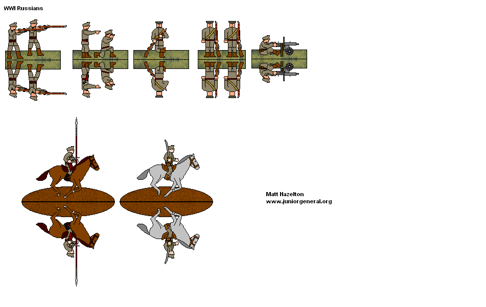 Russian Infantry and Cavalry