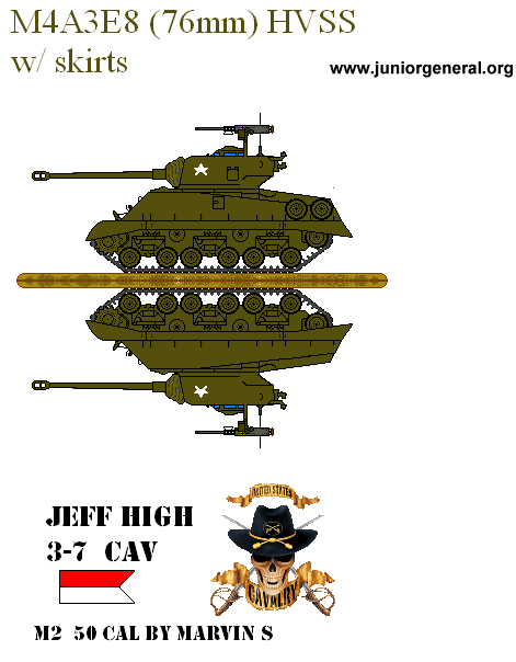 M4A3E8 Tank