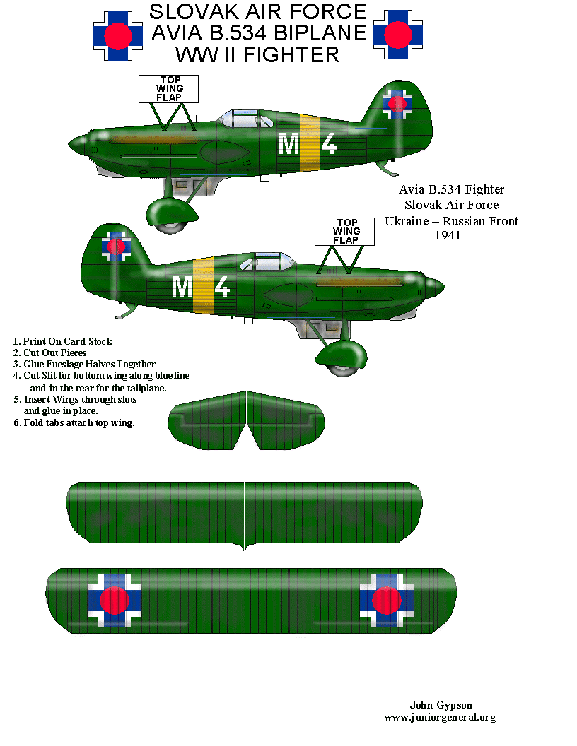 Slovak Avia B.534 Fighter