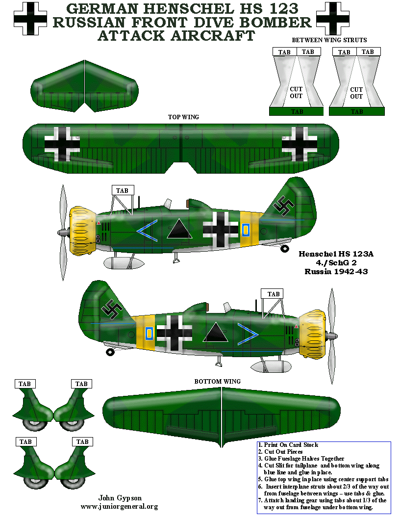 Henschel HS-123 Dive Bomber