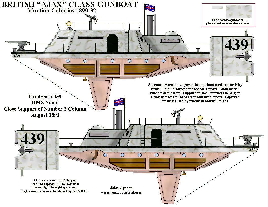 British 'Ajax' Gunboat